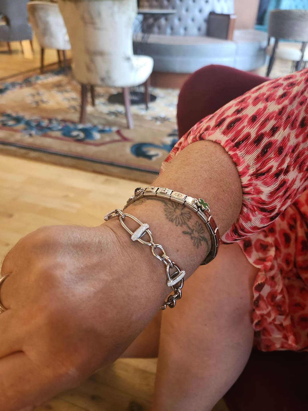 Customer photo review of Embellished Solas Bracelet