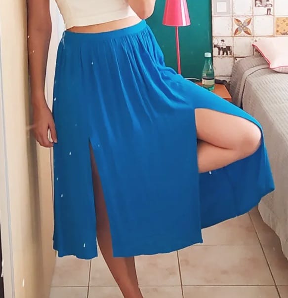 Customer photo review of Regata Peônia Verde Escuro