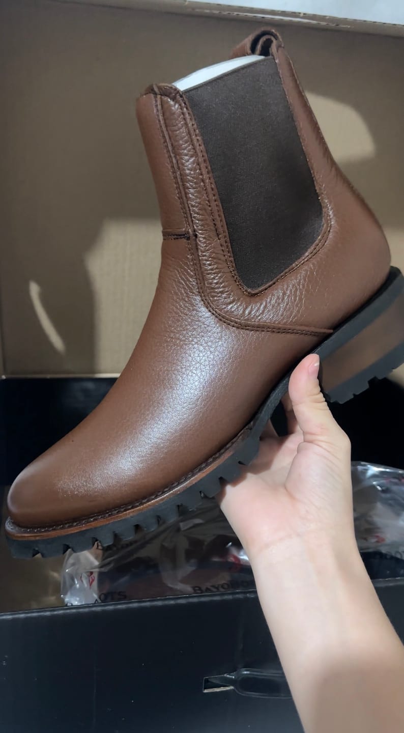 Customer photo review of Botín Casual Stone Valley miel