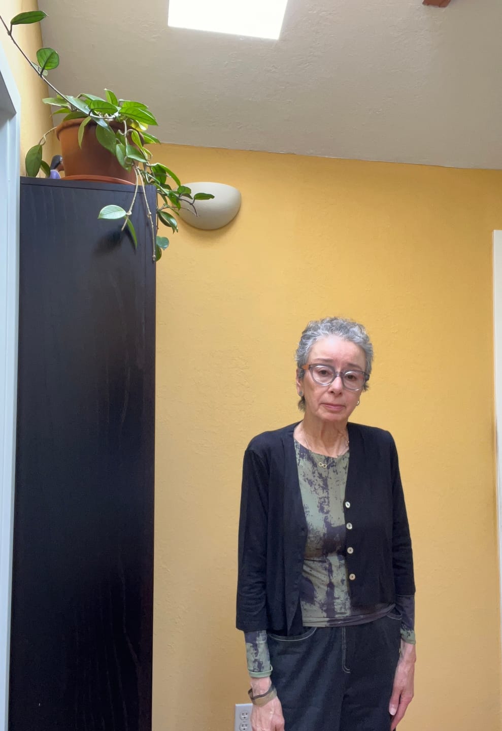 Customer photo review of Essential Crop Cardigan, Black