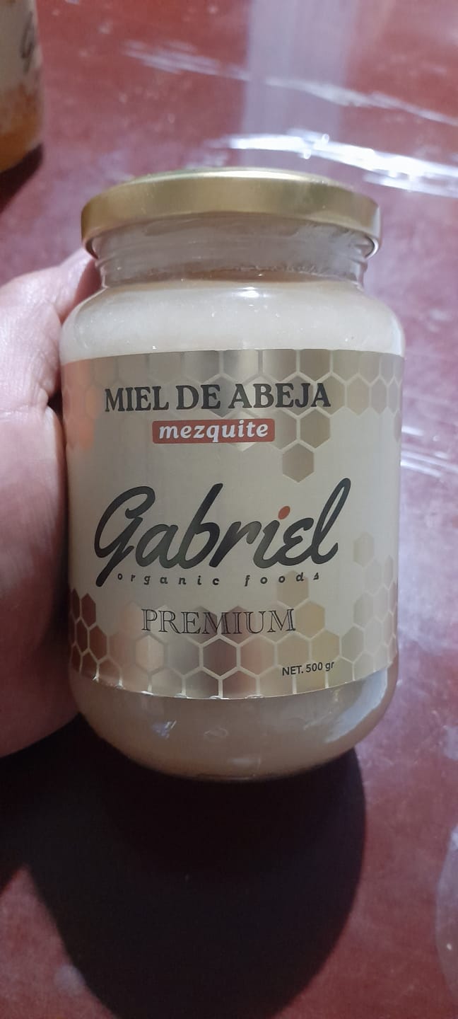 Customer photo review of Miel de Abeja 100% Pura de Flor de Mezquite (500 g)