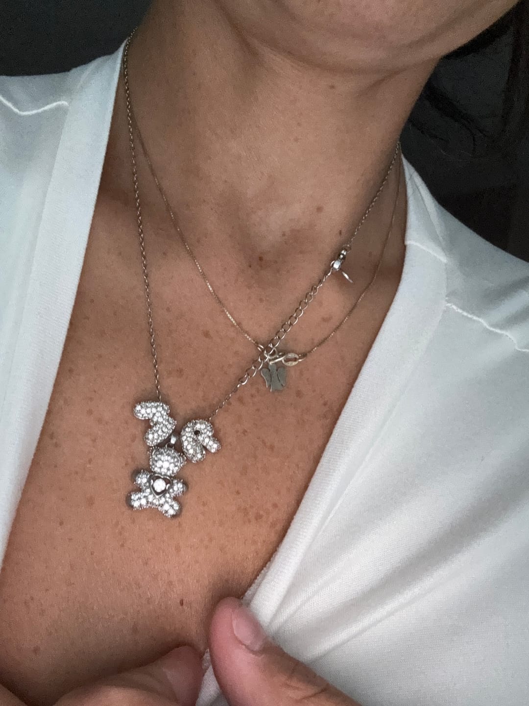 Customer photo review of Collana Teddy Mama