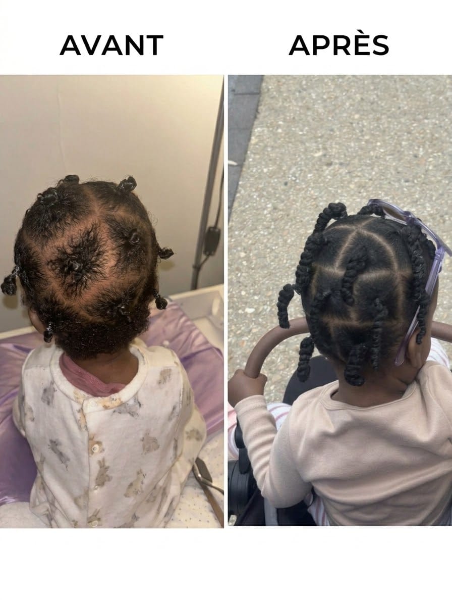 Customer photo review of Crème capillaire CÂLIN BOUCLÉS