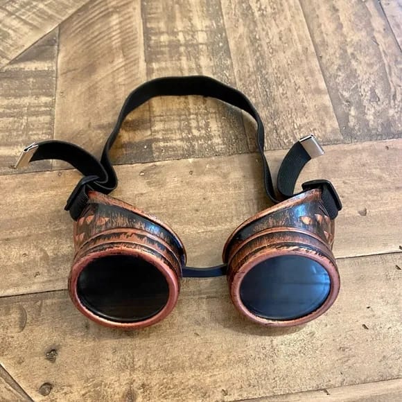 Customer photo review of Steampunk costume goggles