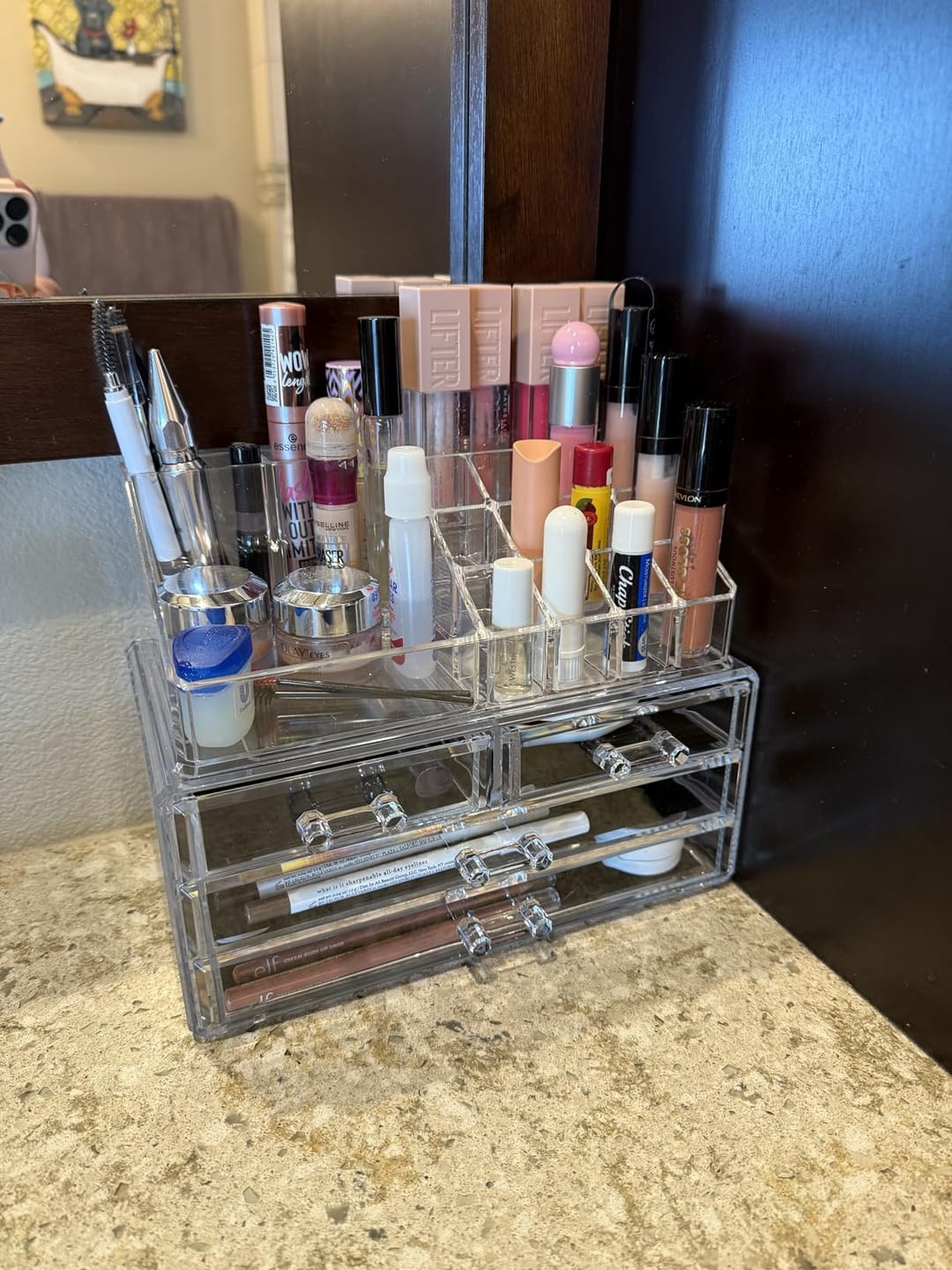Customer photo review of Velouria ClearSpace™ Makeup & Beauty Organizer