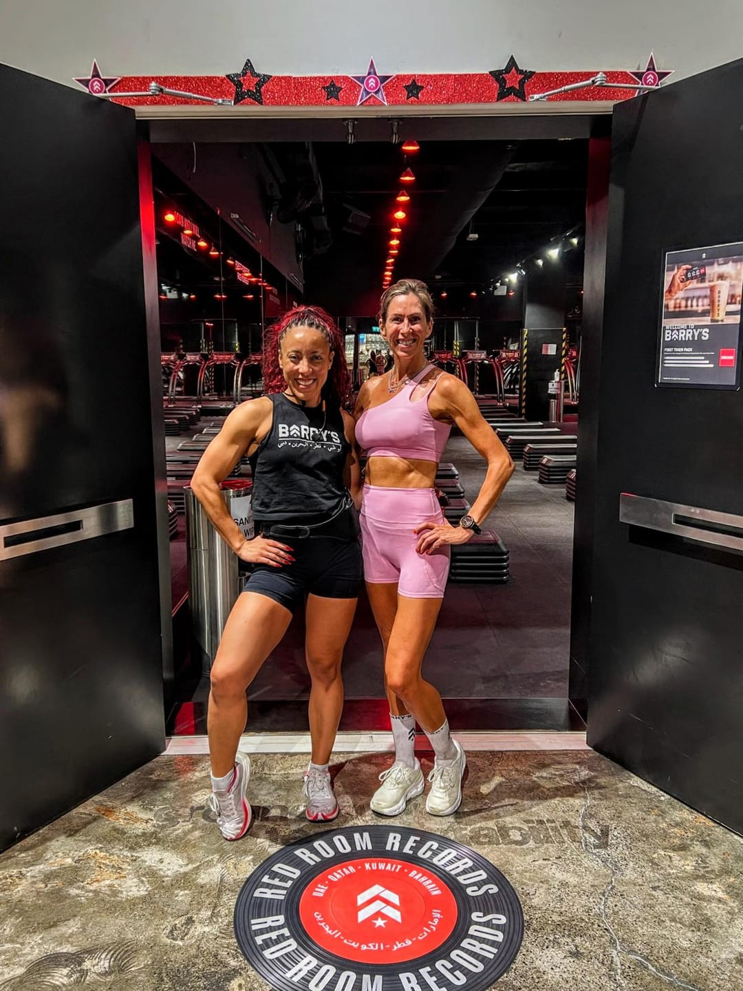 Customer photo review of The Blissful Rose Sports Bra Shorts 2-Piece Set