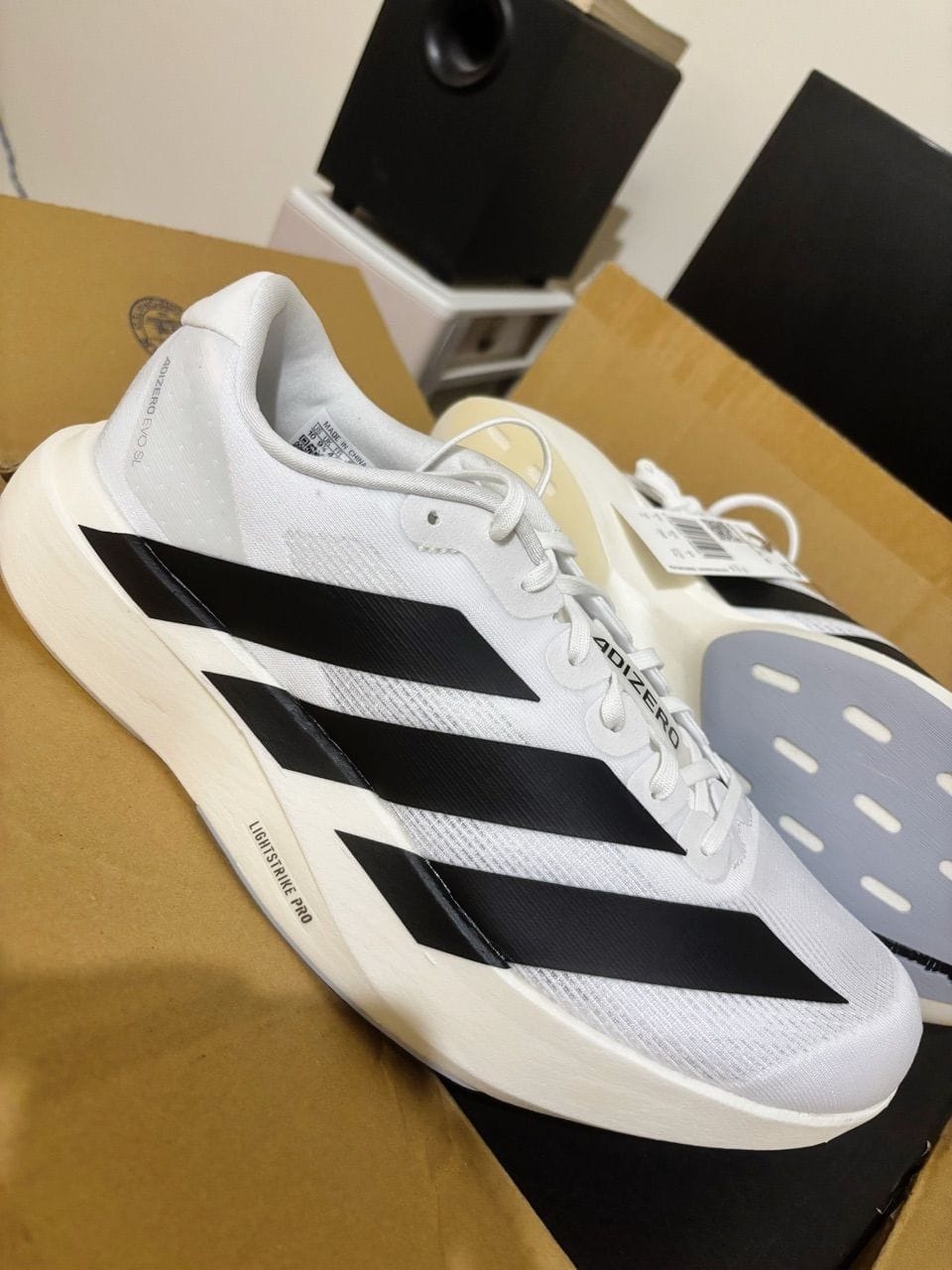 Customer photo review of Adizero Evo SL White - AZW