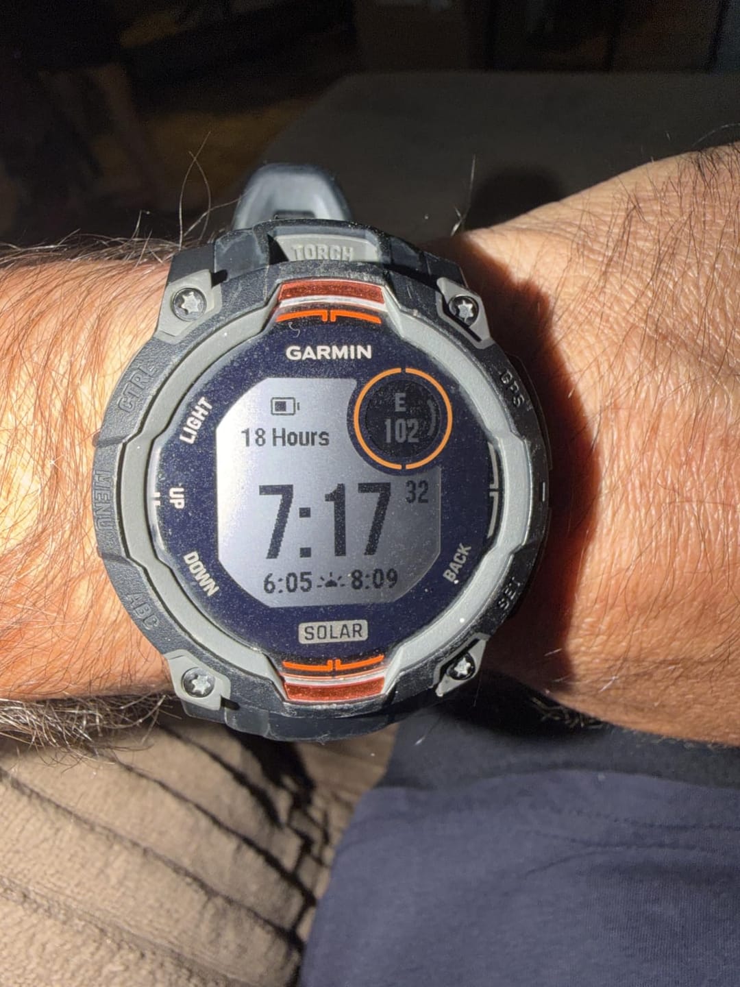 Customer photo review of Garmin Instinct 3 Solar