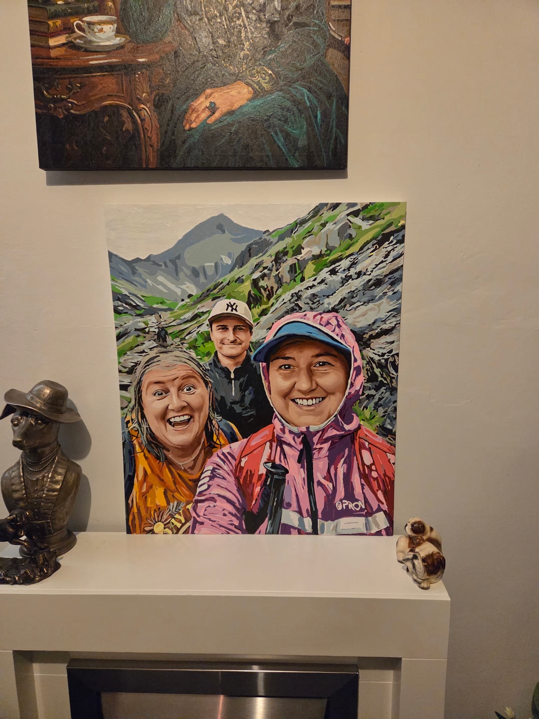 Customer photo review of Custom Paint by Numbers