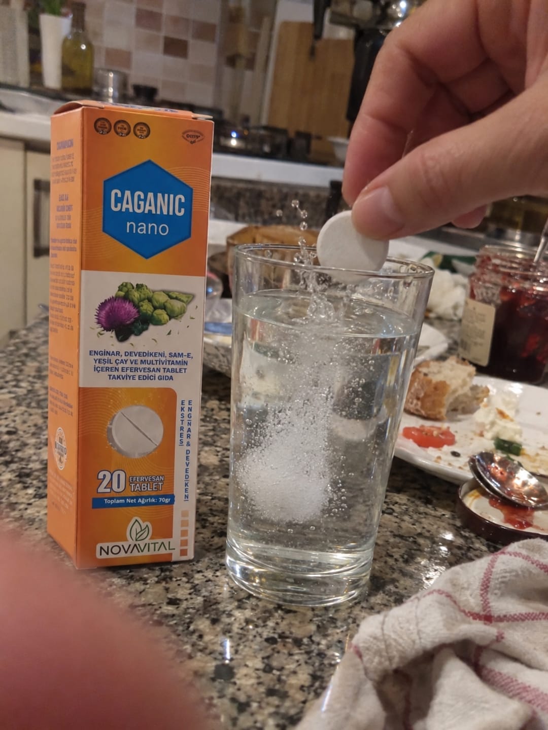 Customer photo review of Caganıc Nano - Enginar ve Devedikeni İçeren Efervasan Tablet