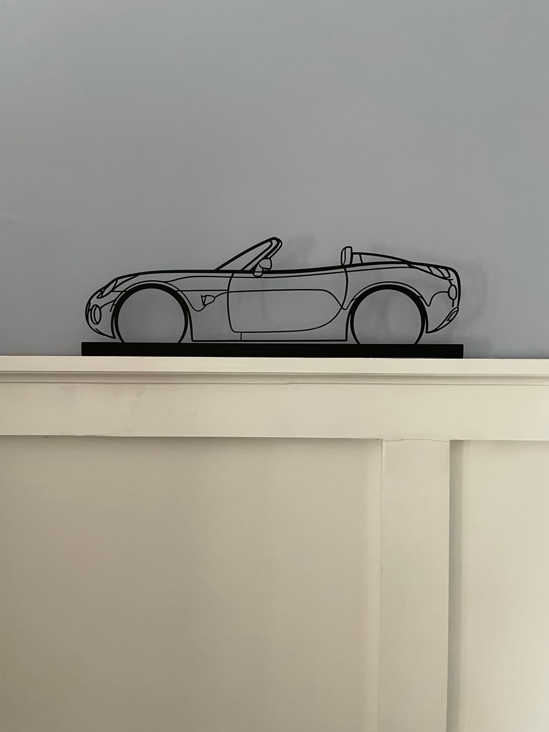 Customer photo review of Thunderbird 2005 Detailed Silhouette Metal Wall Art