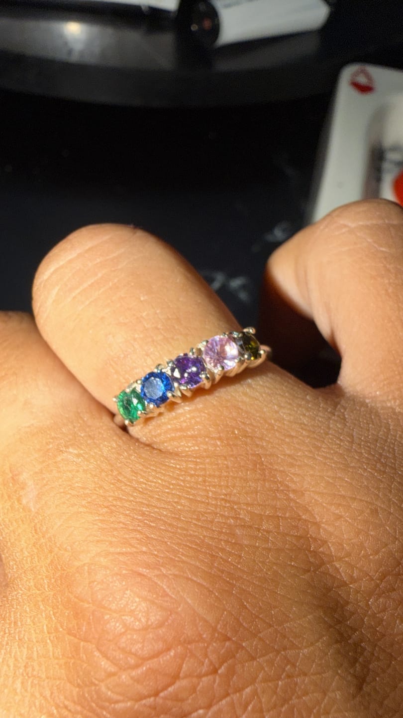 Customer photo review of Anillo Cosmic