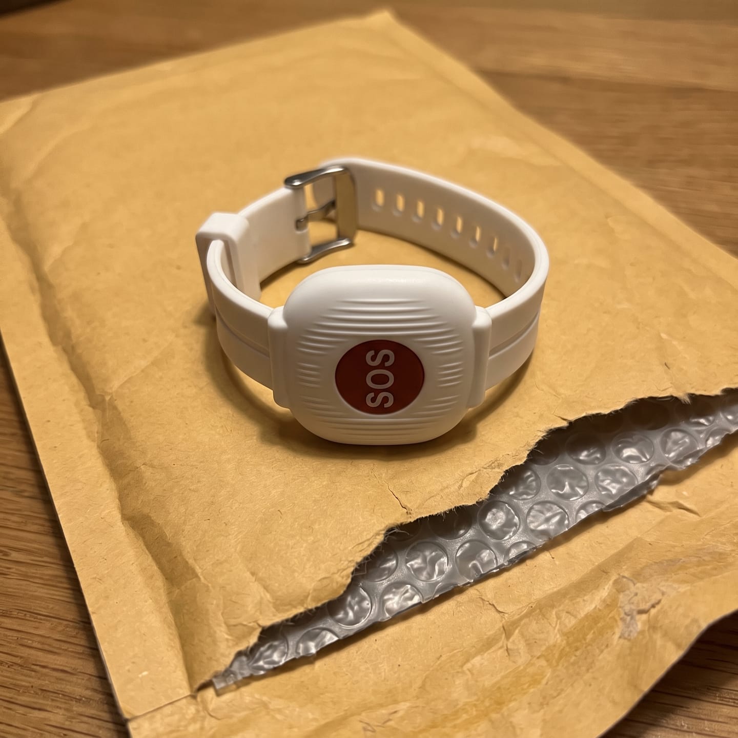Customer photo review of Pulsera de Emergencia con Botón SOS para Mayores
