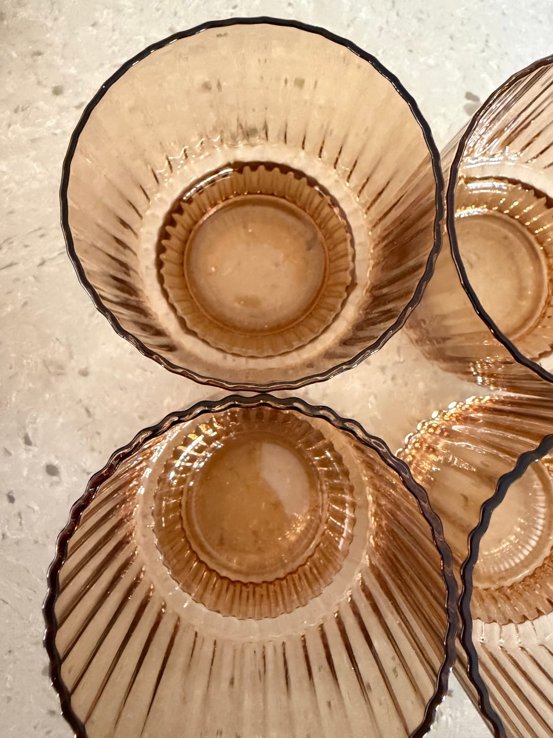 Customer photo review of Glass Tumbler Optic Amber