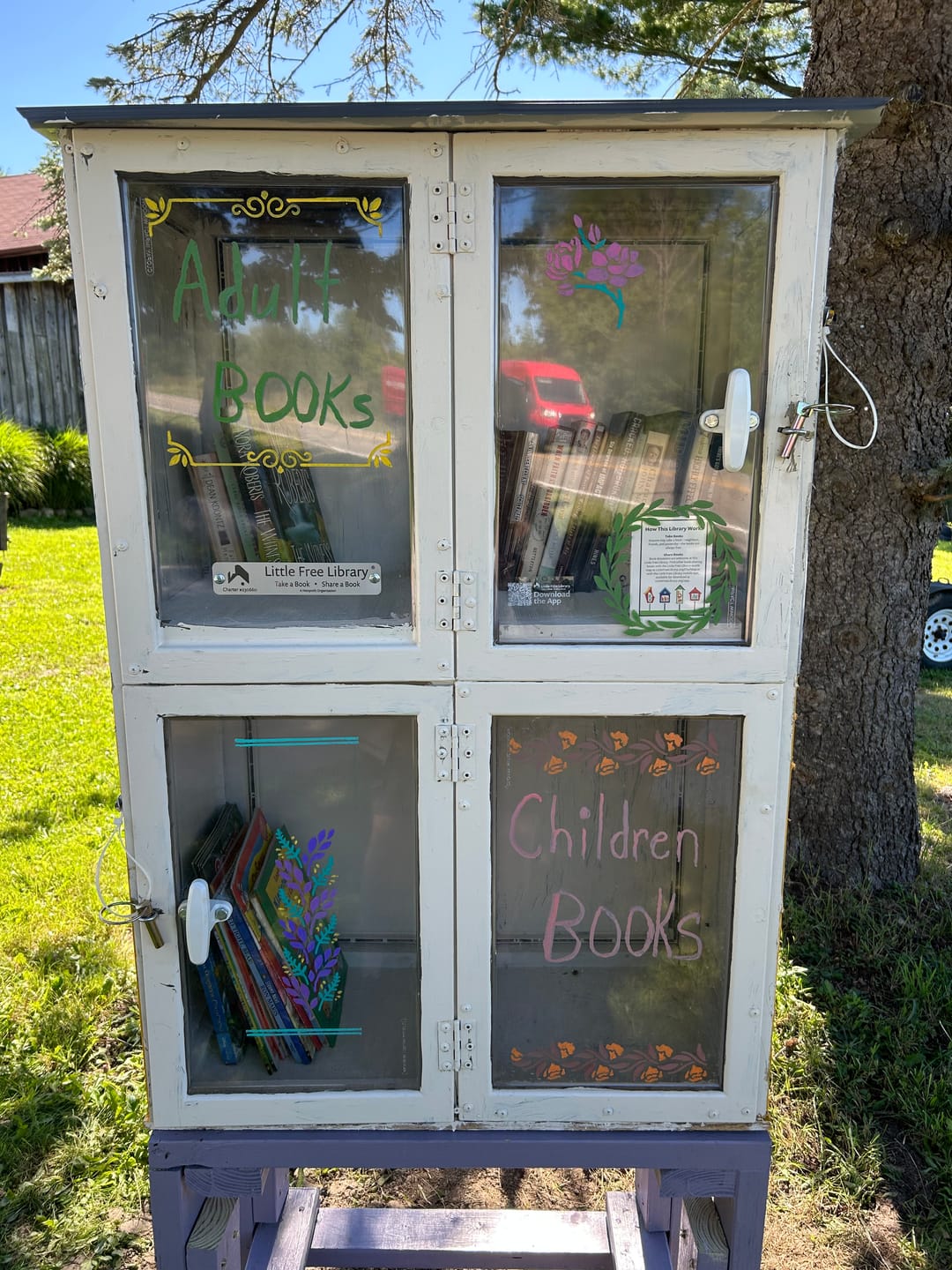 Customer photo review of Little Free Library Official Charter Sign