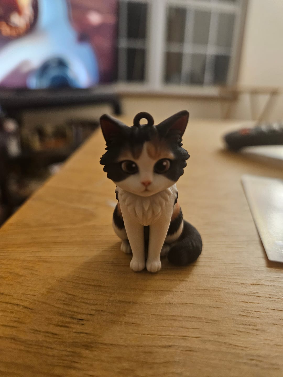 Customer photo review of Personalized Pet 3D Figure Keychain from Photo