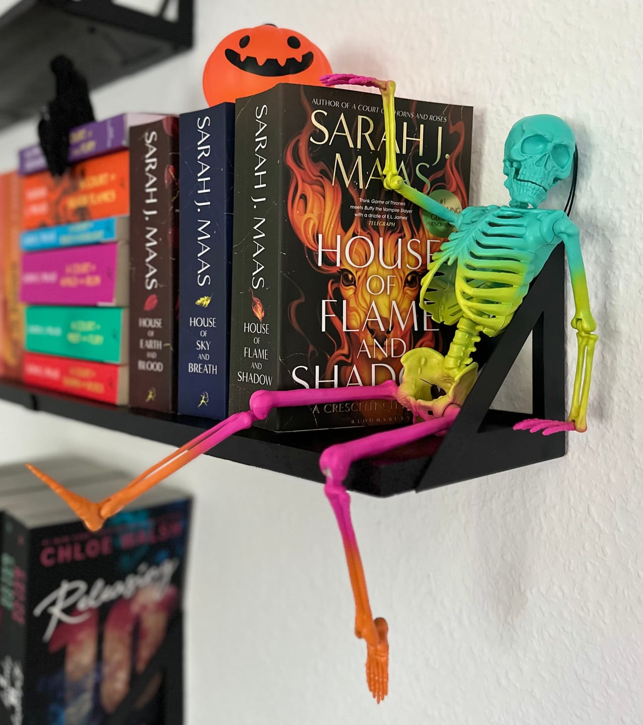 Customer photo review of Buntes Hängeskelett mit beweglichen Gelenken für Summerween