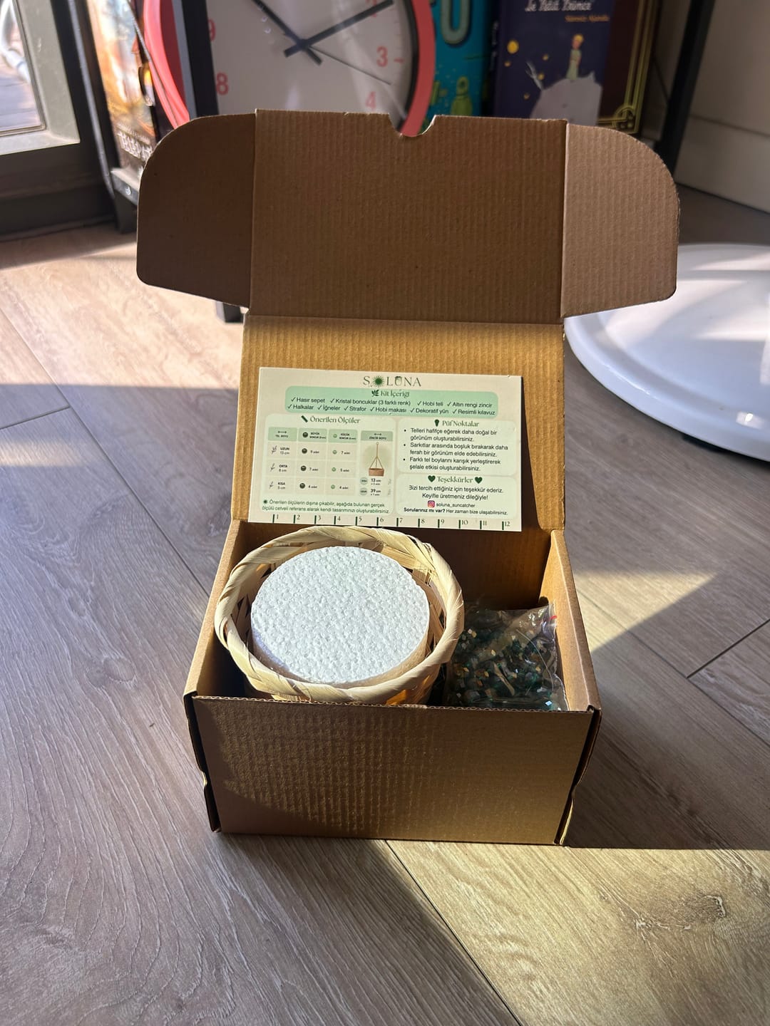 Customer photo review of Soluna Güneş Kapanı Yapım Kiti