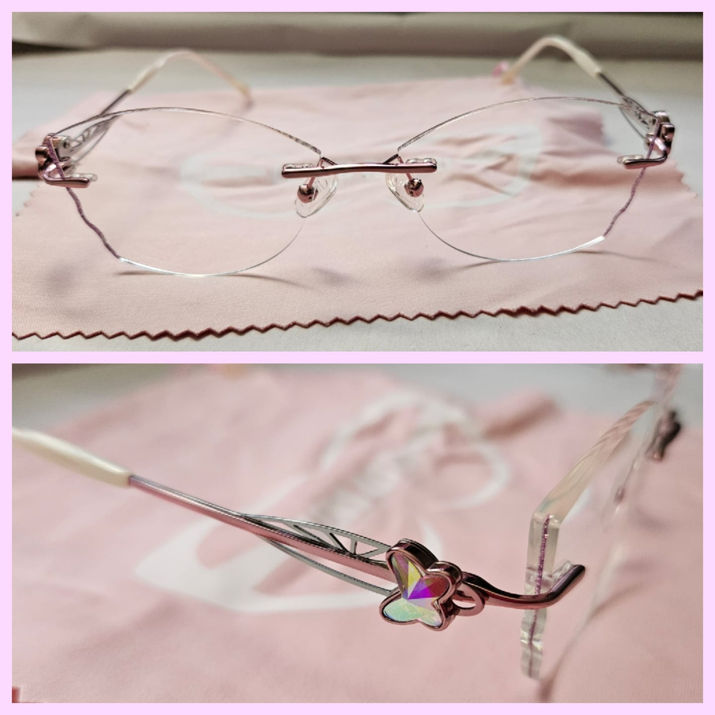 Customer photo review of Sofia Eyeglasses