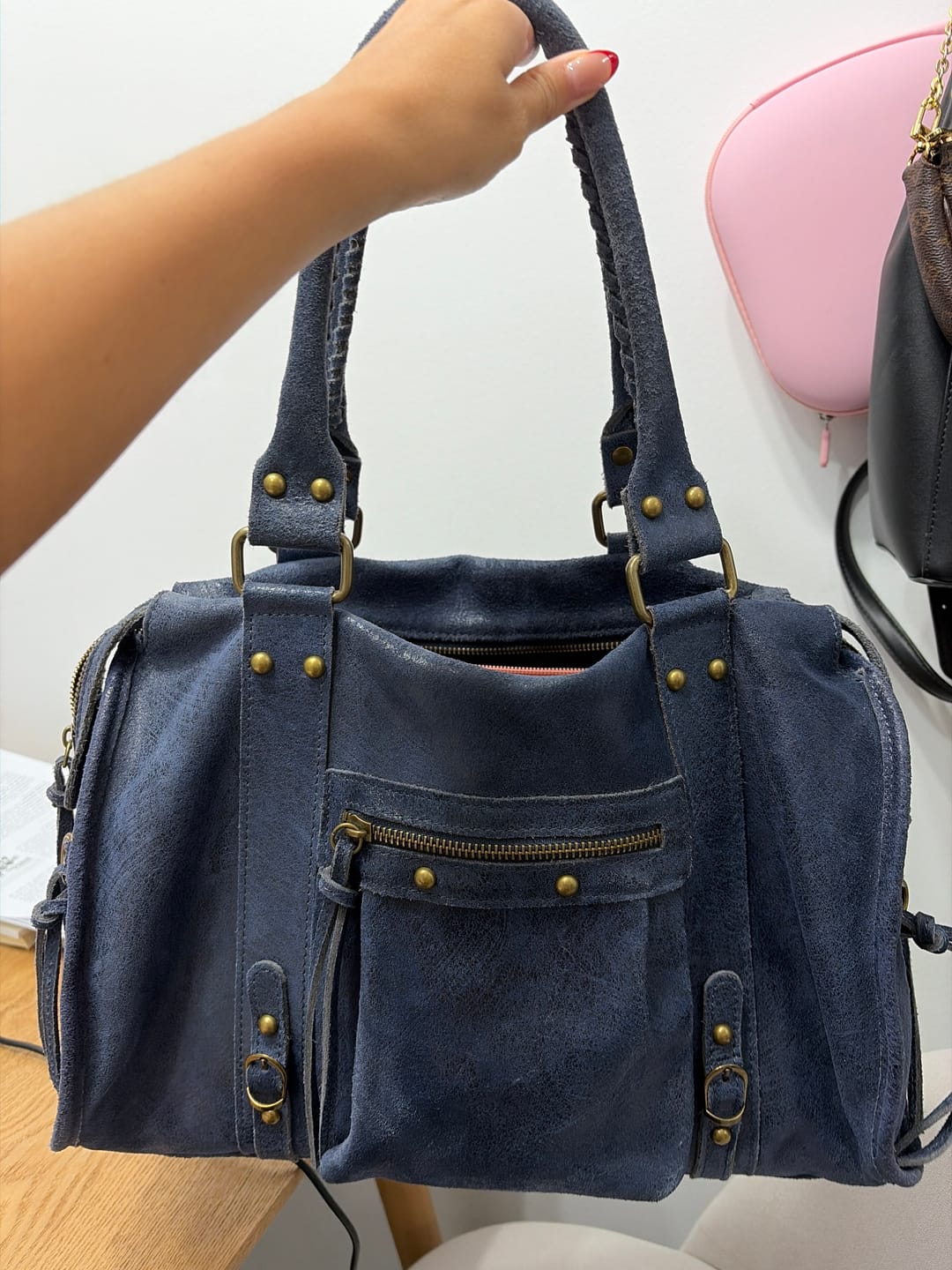 Customer photo review of It girl bag navy