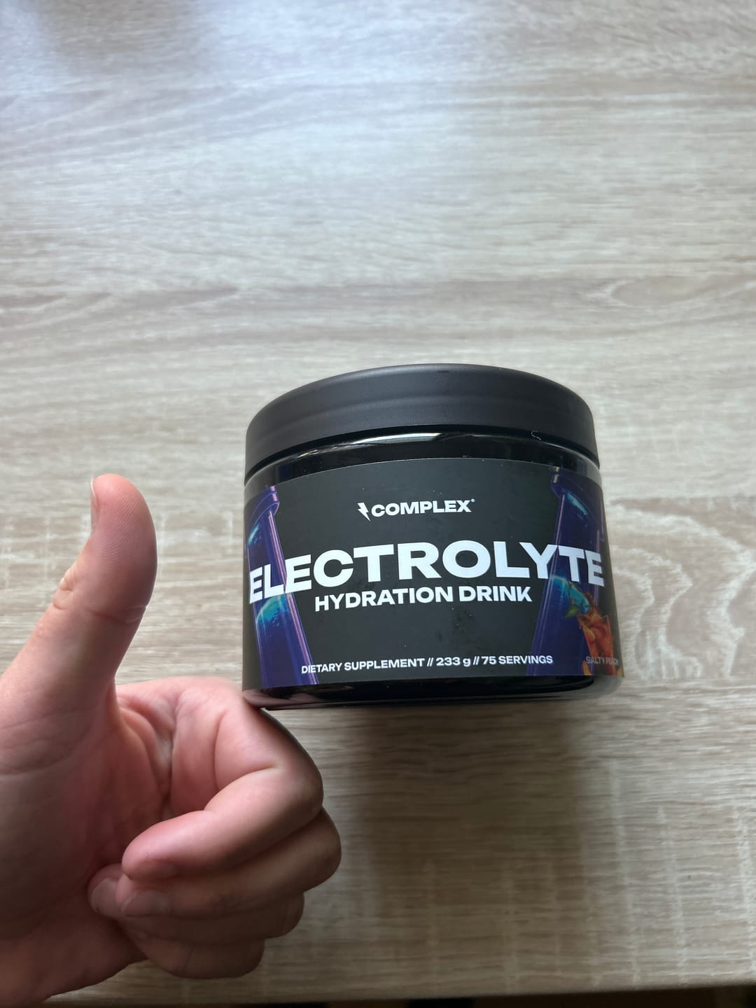 Customer photo review of Electrolyte Hydration Drink