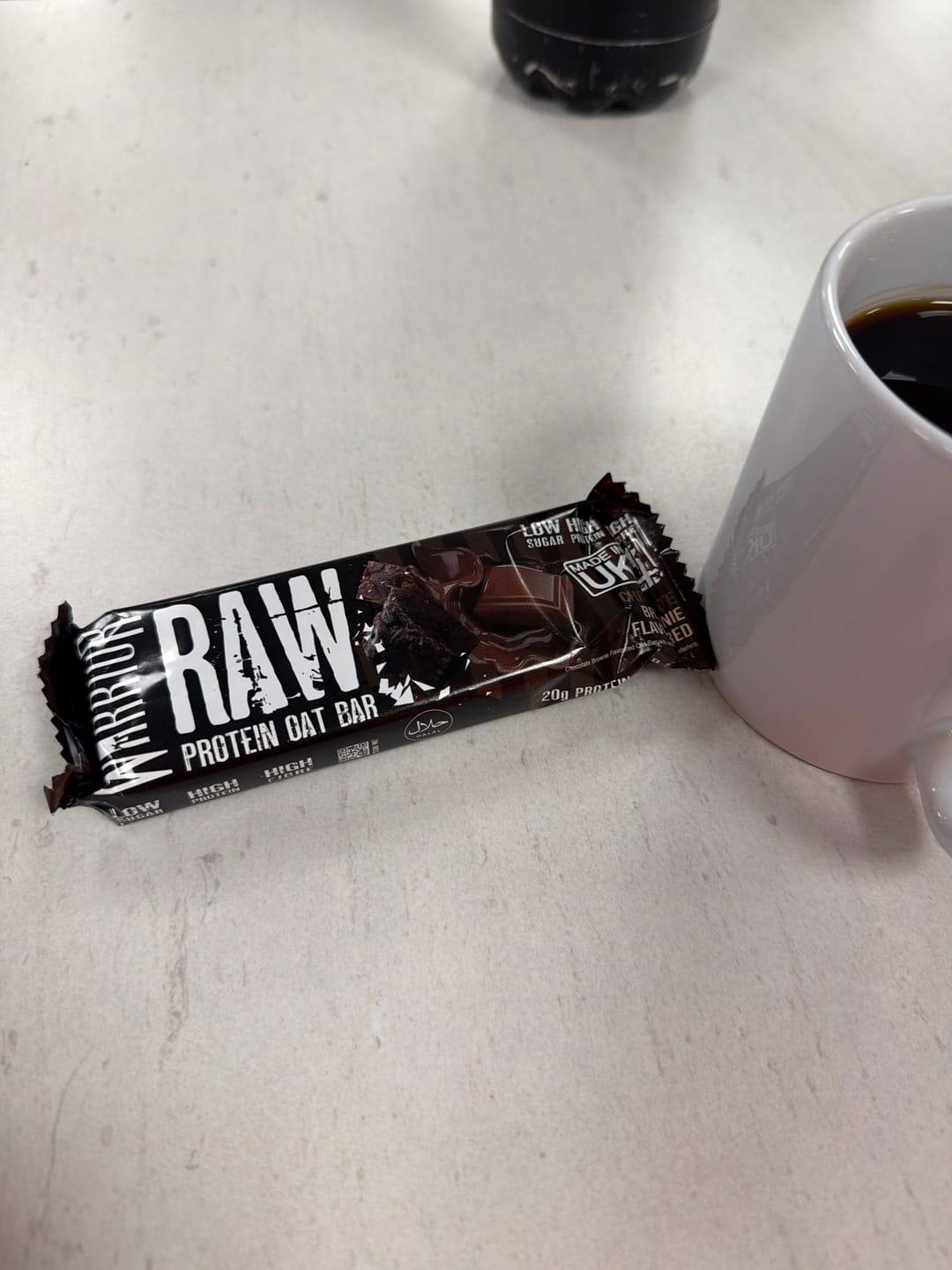 Customer photo review of Warrior RAW Protein Bar - 12 x 75g Bars
