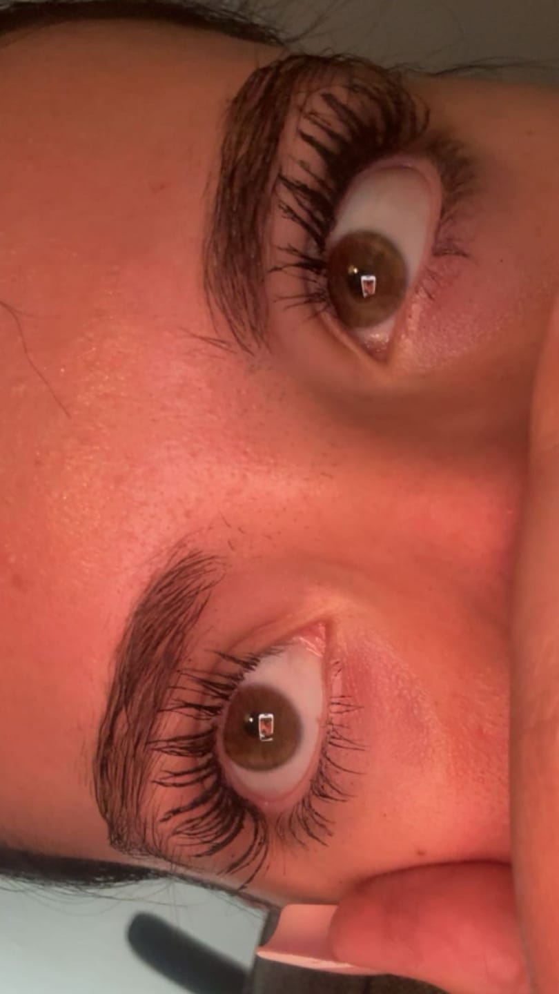 Customer photo review of Lash Growth Serum