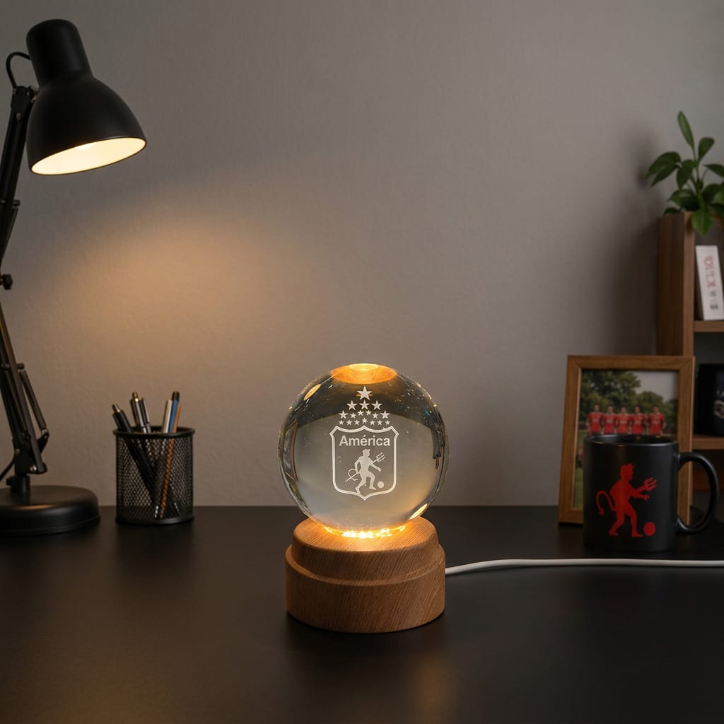 Customer photo review of Esferas giratorias de fútbol LED