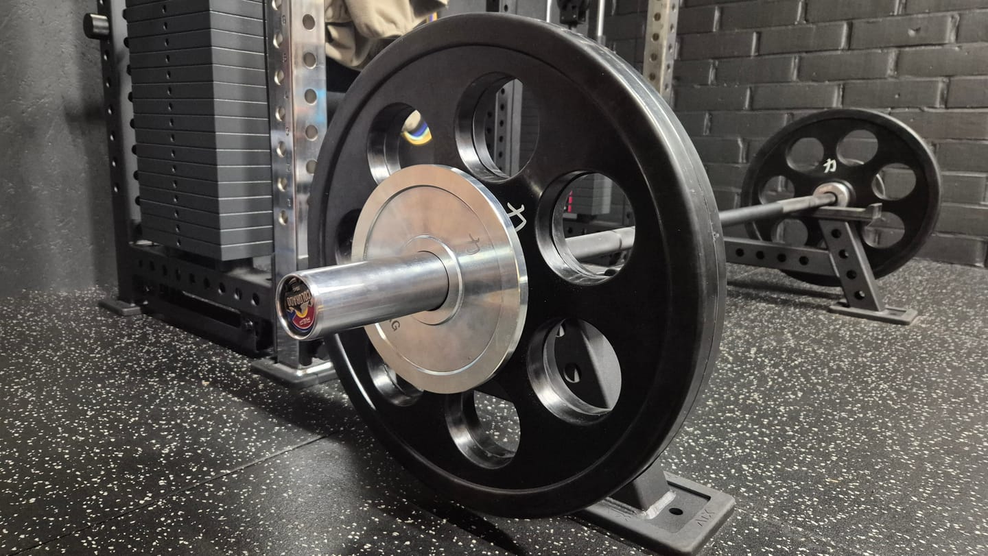 Customer photo review of Powerlifting Steel Plates - Extra Thin