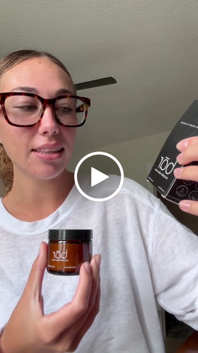 Customer video review of NOURISH