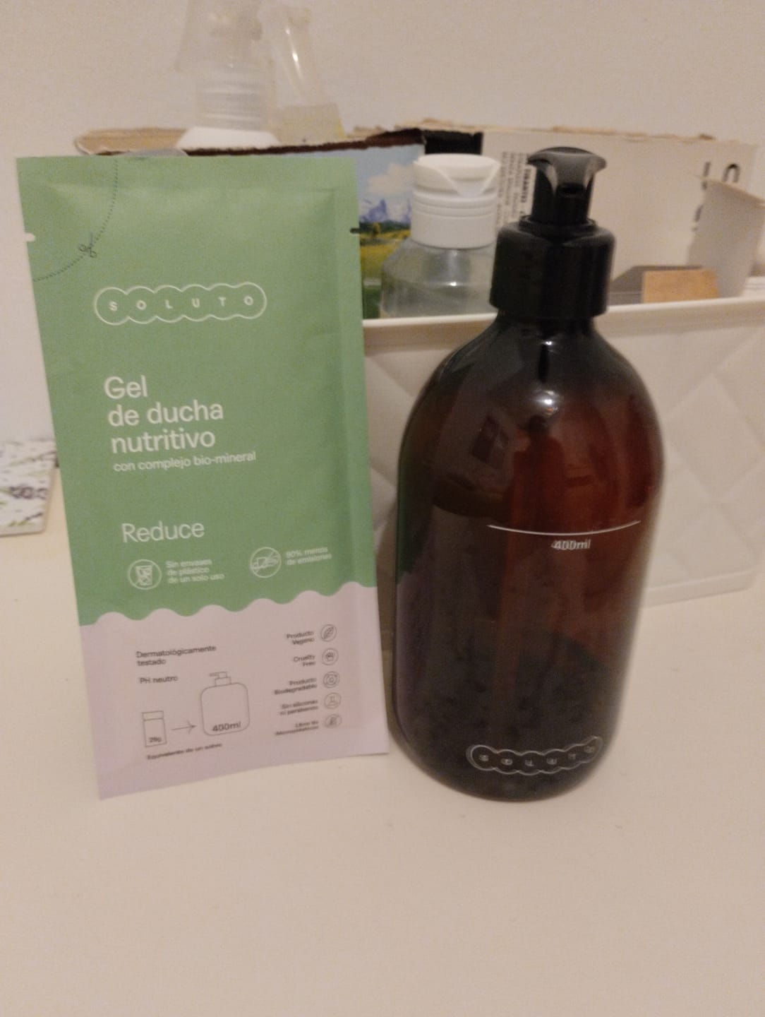 Customer photo review of Gel de Ducha Nutritivo