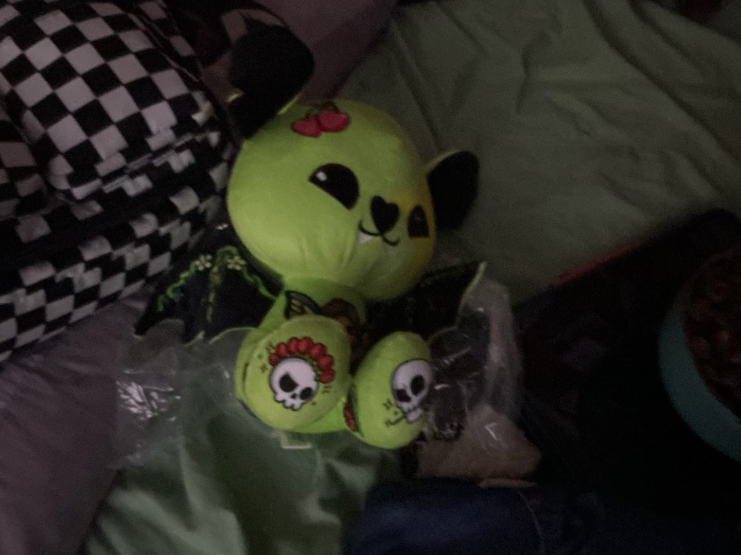 Customer photo review of Minty the Bat Plushie
