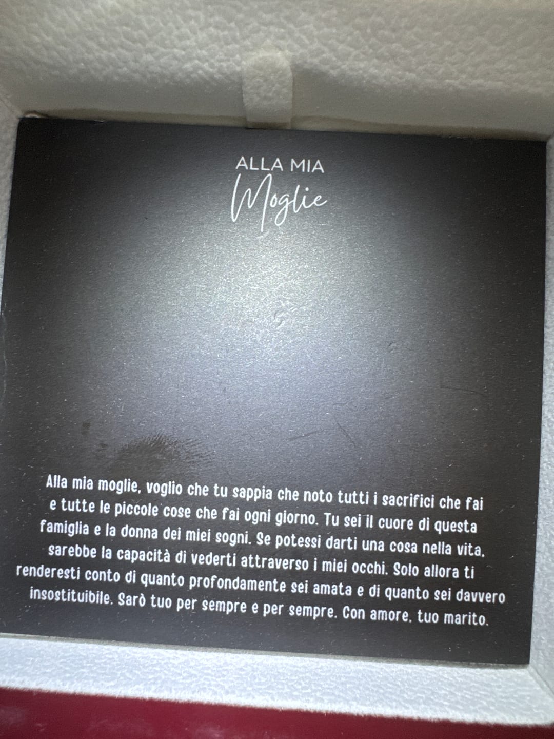 Customer photo review of "La Collana Cuore della Famiglia"