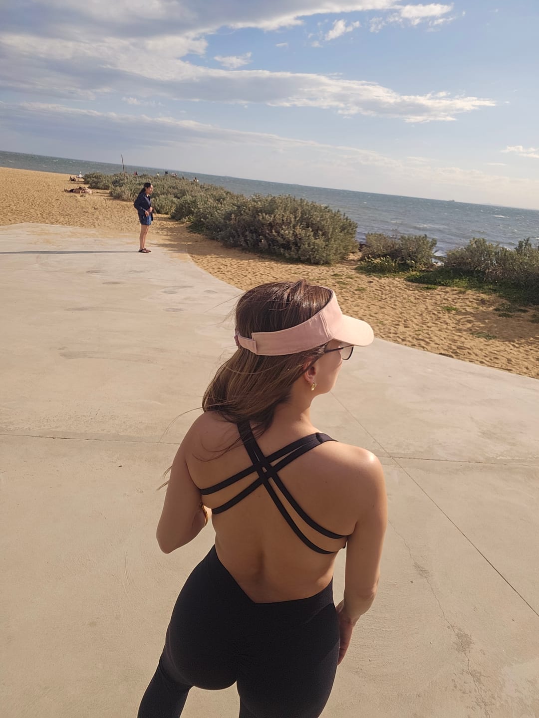 Customer photo review of Rosie Strappy Back Jumpsuit