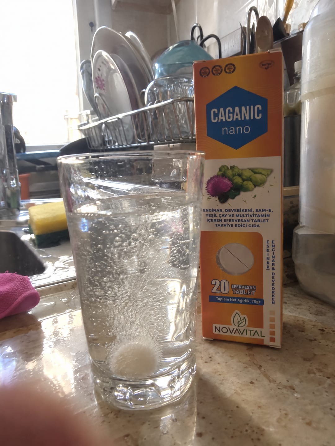 Customer photo review of Caganıc Nano - Enginar ve Devedikeni İçeren Efervasan Tablet