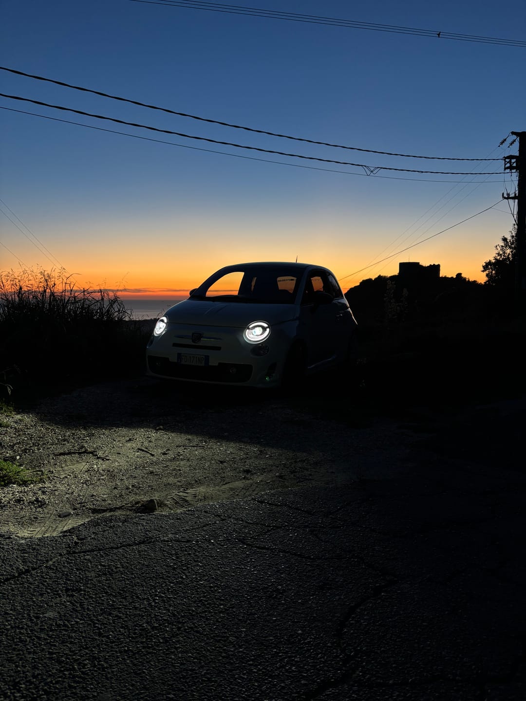 Customer photo review of Fari Full LED Anteriori Abarth & Fiat 500 (2008–2025)