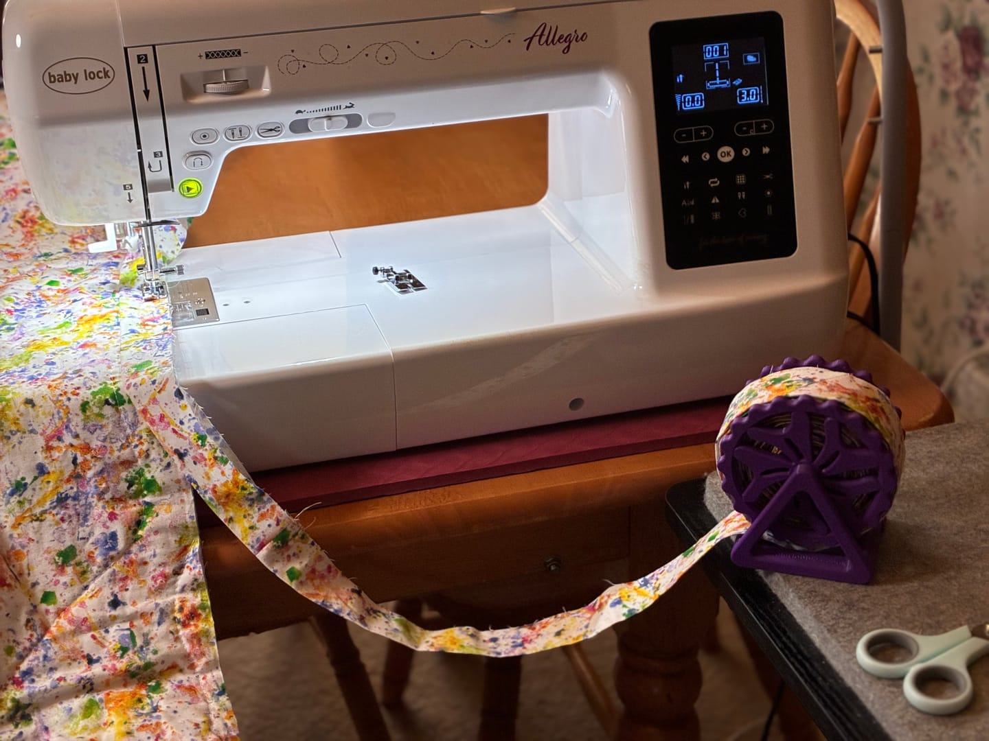 Customer photo review of Purple Hobbies, Binding Wheel