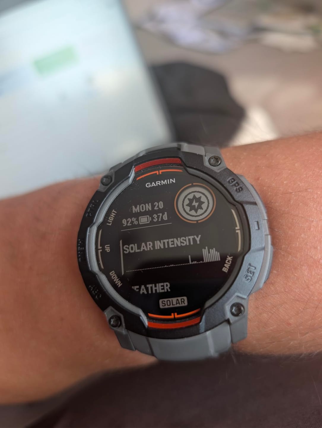 Customer photo review of Garmin Instinct 3 Solar