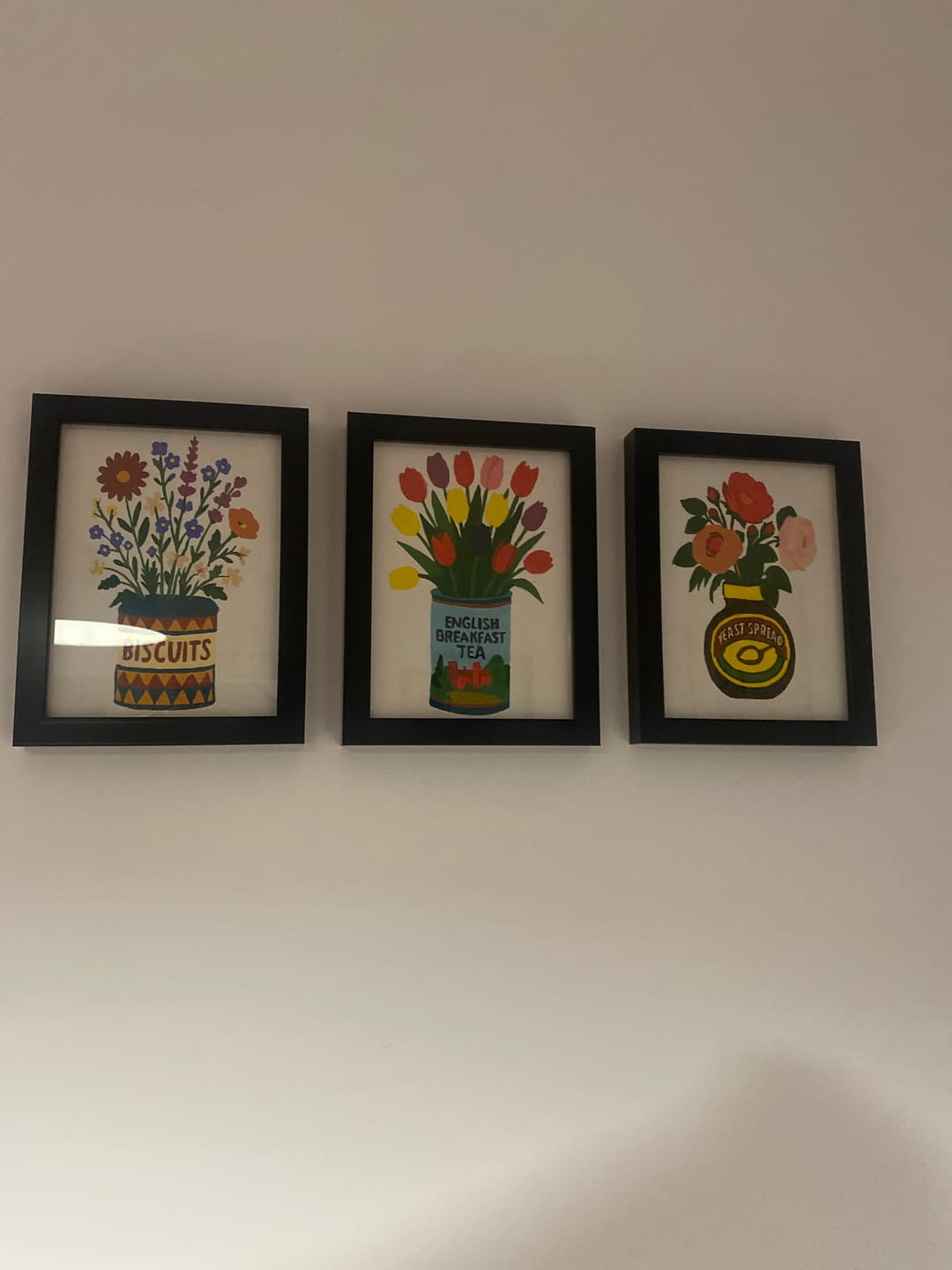 Customer photo review of 6 Mini Paintings - Flowers in Cans Set