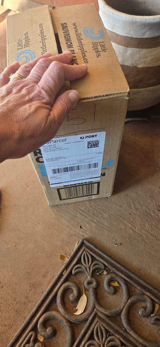 Customer photo review of Zero Sugar Sauvignon Blanc – Australian White Wine | 6 Pack