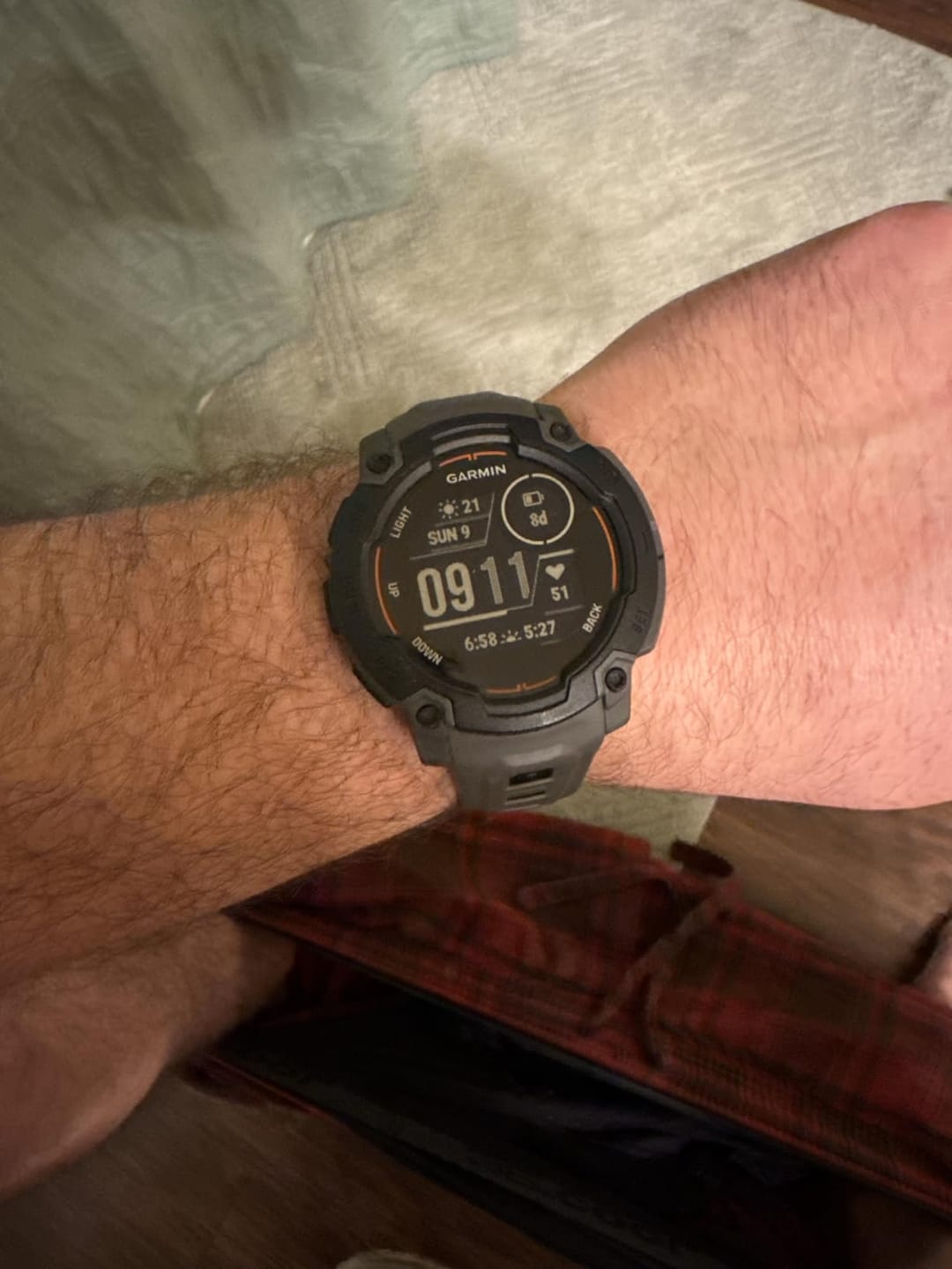 Customer photo review of Garmin Instinct E