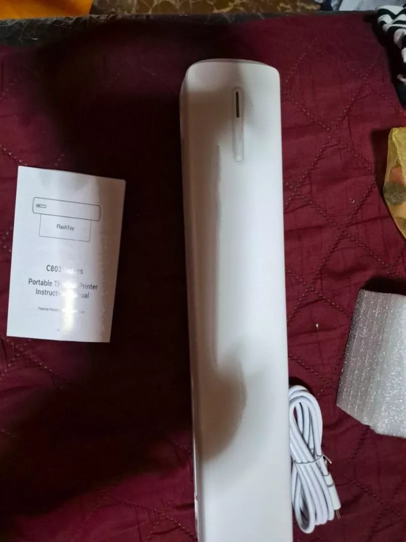 Customer photo review of 🖨️ HPRT INKLESS PORTABLE A4 THERMAL PRINTER