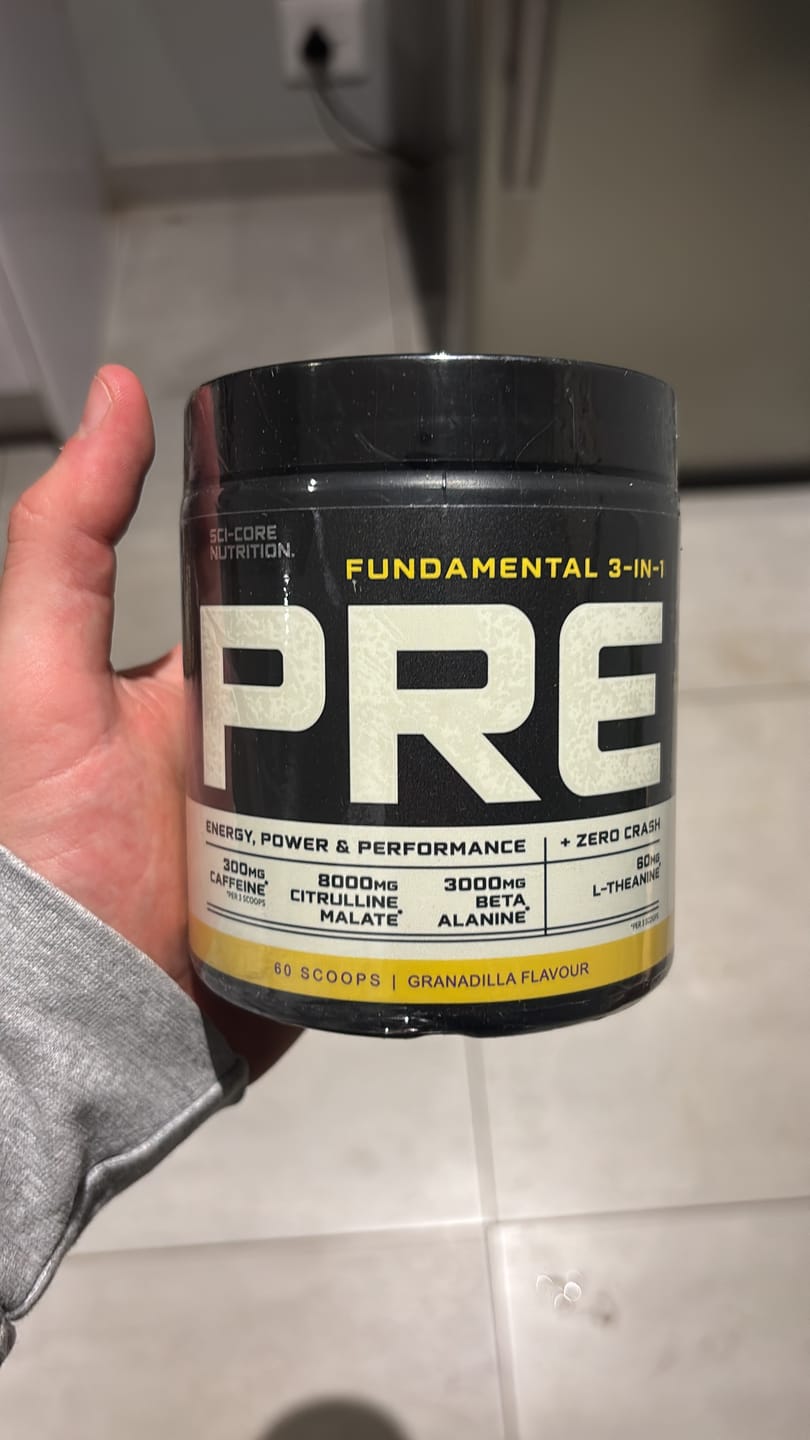 Customer photo review of Fundamental 3-in-1 PRE Granadilla - 300g | 60 scoops (New)