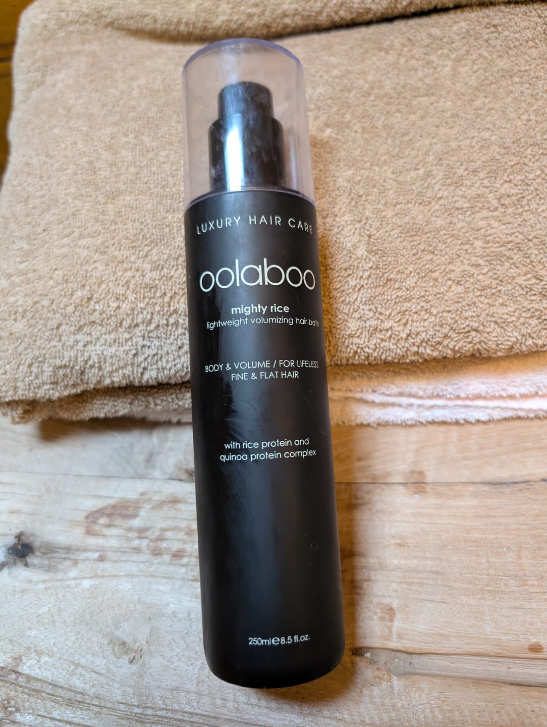 Customer photo review of mighty rice shampoo 250 ml