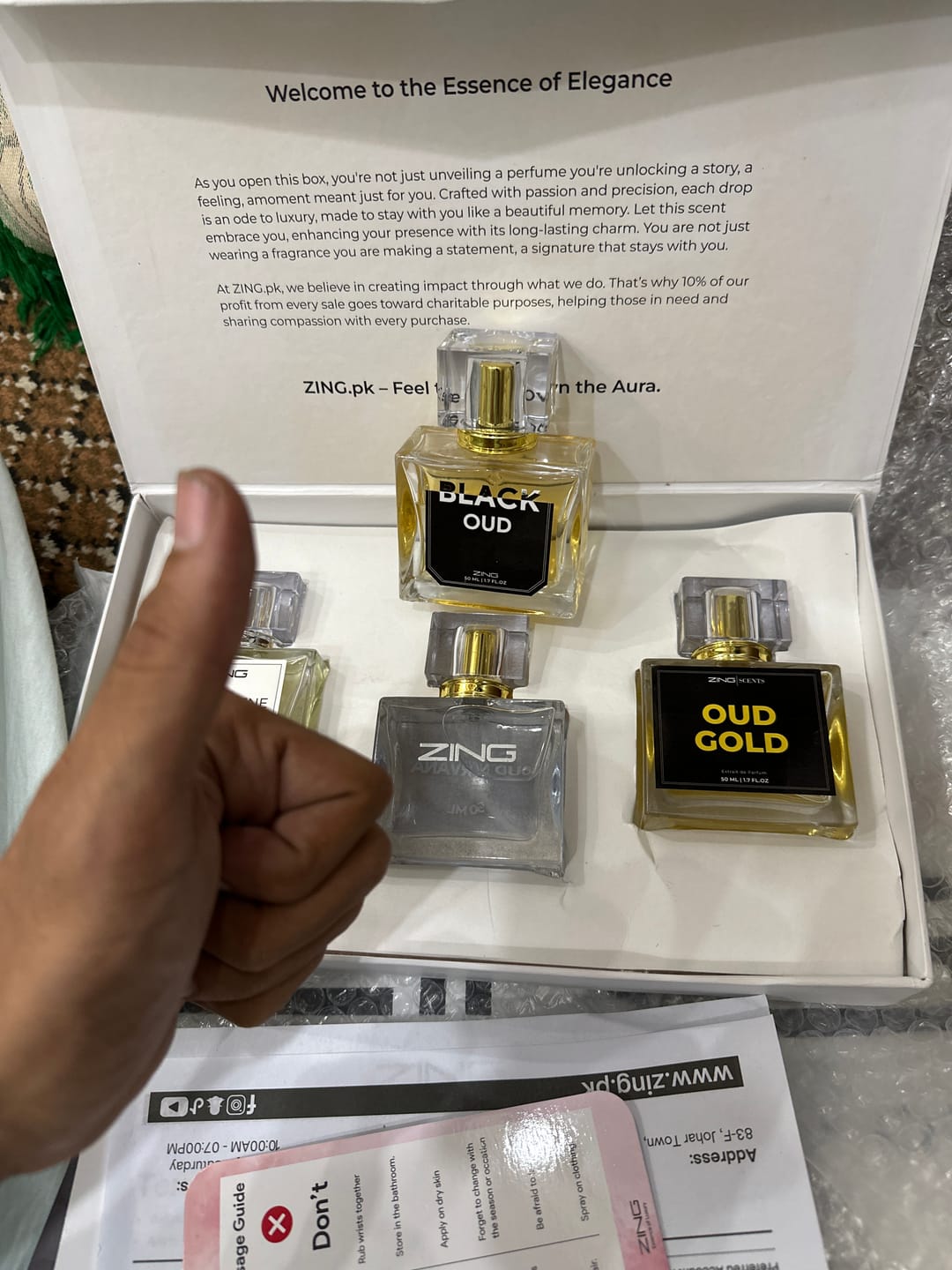Customer photo review of OUD Supreme BUNDLE