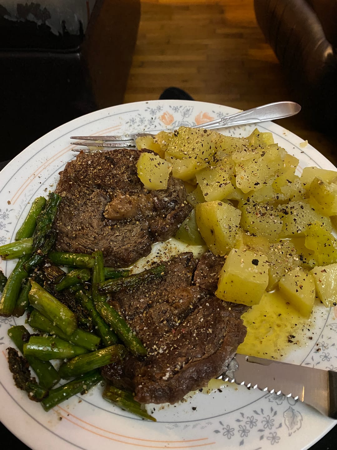 Customer photo review of Grass-Fed Ribeye Steak, 8-9oz