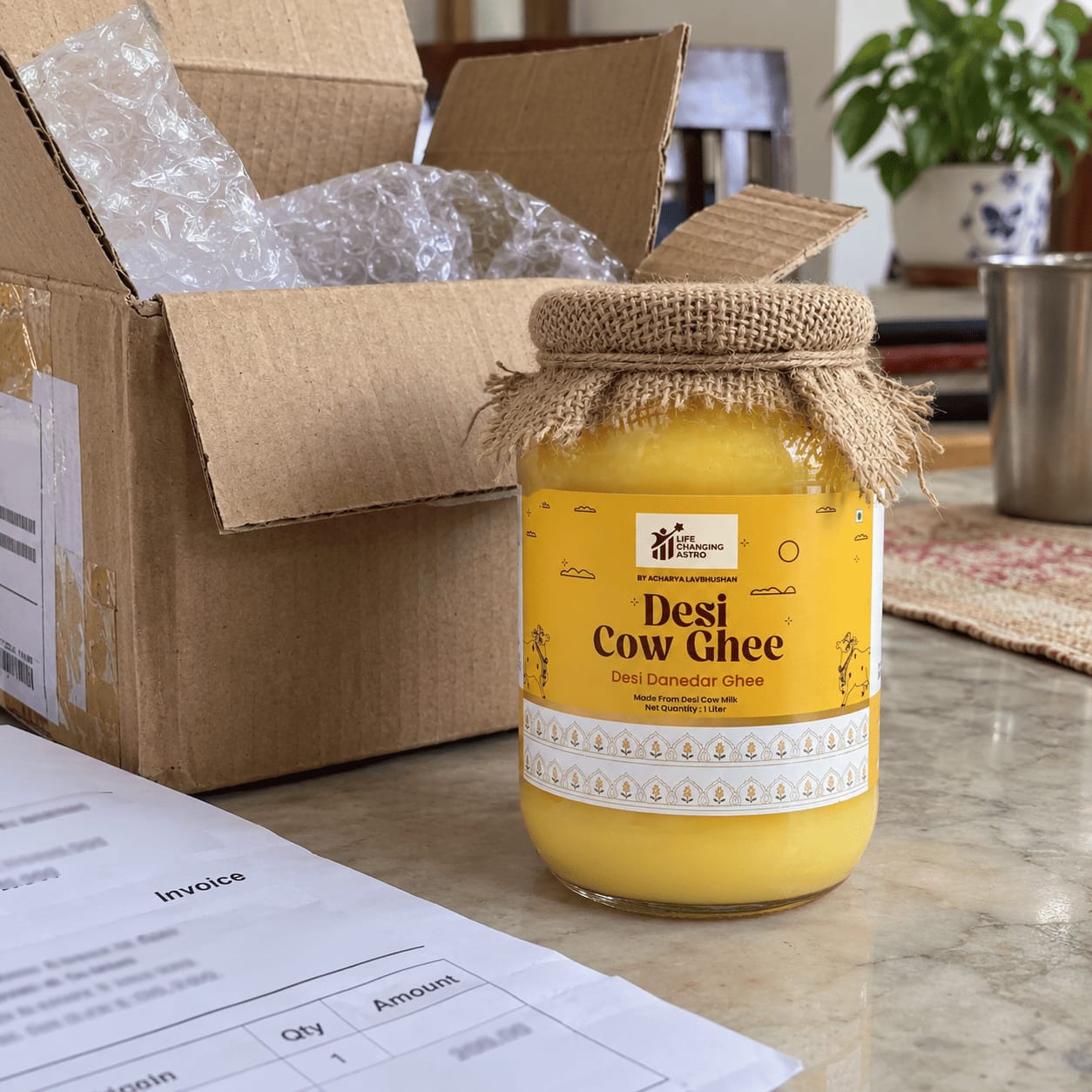 Customer photo review of Desi Cow Ghee