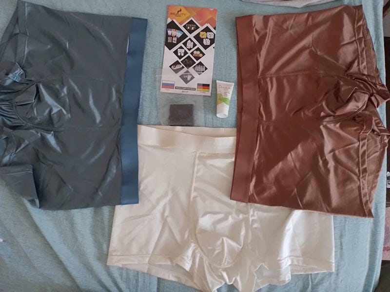 Customer photo review of SILKGANG™ Antibakteriyel Nefes Alabilir İpek Erkek Boxer