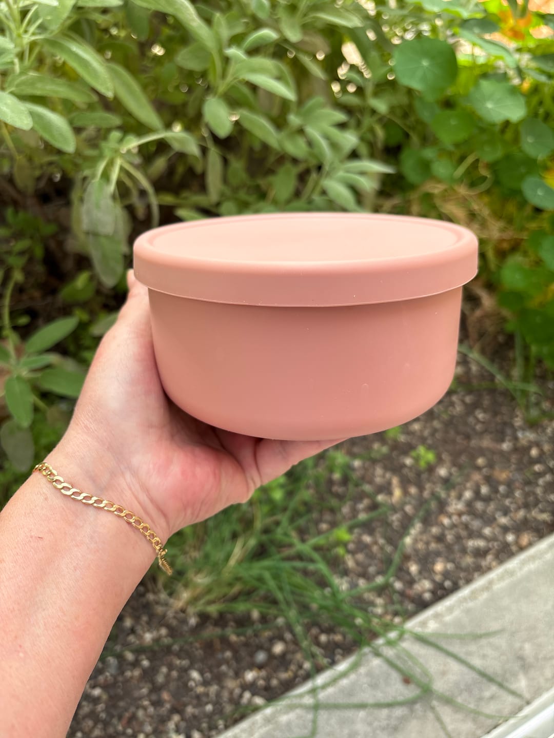 Customer photo review of Pizzateig & Zutatenbehälter aus Silikon