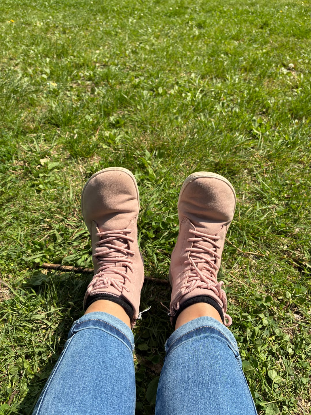 Customer photo review of Botas Ambition II - Rosado - Barefootshoes Invierno